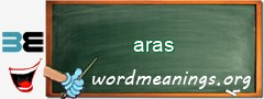 WordMeaning blackboard for aras